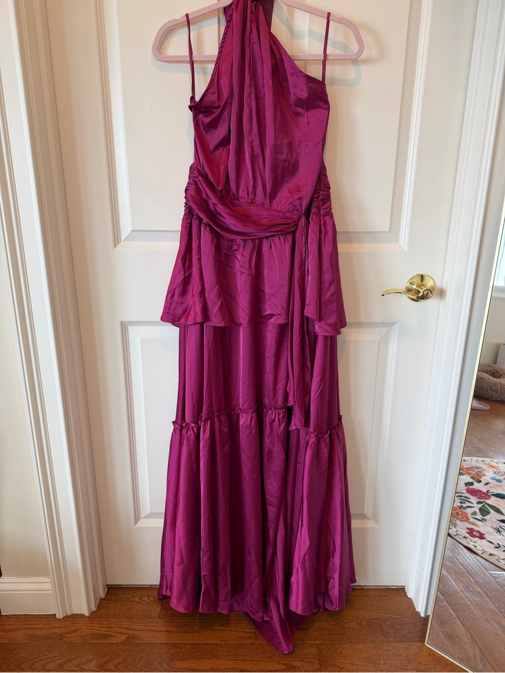 Few Moda x Greta Louise Tome Sintra Dress in Magenta - Picture 6 of 9